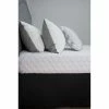 Ardor Plain Dyed Quilted Valance Single Bed Black Single -Bed Linen Sales Store 372079 C 0001 00