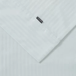 Ramesses 1000 Thread Count Stripe Pima Cotton Sheet Set Queen Bed Ice Blue Queen