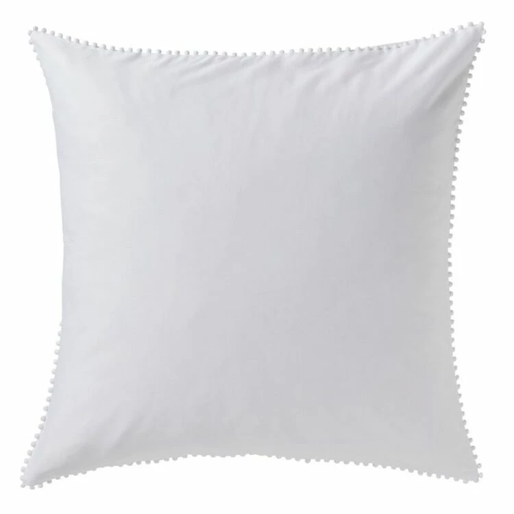 Shaynna Blaze Wattle 300 Thread Count Cotton European Pillowcase White European 4 Shaynna Blaze Wattle 300 Thread Count Cotton European Pillowcase White European - Image 2