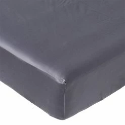 Ramesses 475 Thread Count Egyptian Cotton Fitted Sheet King Bed Charcoal King -Bed Linen Sales Store 557802 C 0010 00