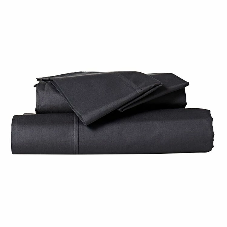 Dri Glo 1000 Thread Count Cotton Rich Sheet Set Queen Bed Charcoal Queen 4 Dri Glo 1000 Thread Count Cotton Rich Sheet Set Queen Bed Charcoal Queen - Image 2