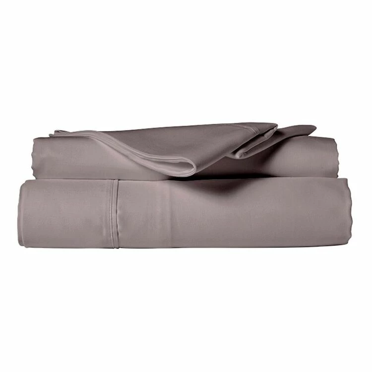 Renee Taylor 1500 Thread Count Cotton Rich Sheet Set Queen Bed Grey Queen 4 Renee Taylor 1500 Thread Count Cotton Rich Sheet Set Queen Bed Grey Queen - Image 2