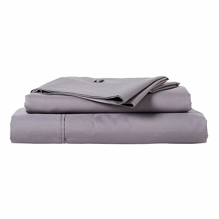 Polo 1300 Thread Count Cotton Rich Sheet Set King Bed Grey King 4 Polo 1300 Thread Count Cotton Rich Sheet Set King Bed Grey King - Image 2
