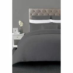 Elysian Capitol Jacquard Quilt Cover Set Charcoal King
