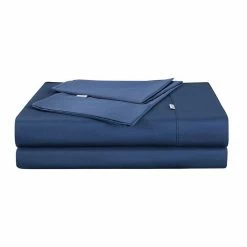 Soren 360 Thread Count Cotton Sateen Sheet Set Queen Bed Chambray Queen