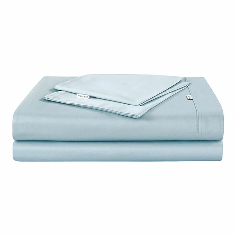 Elysian 500 Thread Count Egyptian Cotton Sheet Set Queen Bed Blue Queen 4 Elysian 500 Thread Count Egyptian Cotton Sheet Set Queen Bed Blue Queen - Image 2