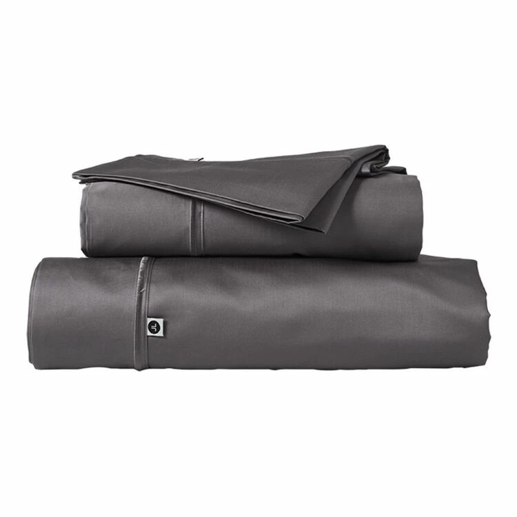 Jane Lamerton Home Jane Lamerton 1000 Thread Count Egyptian Cotton Sheet Set King Bed Charcoal 4 Jane Lamerton Home Jane Lamerton 1000 Thread Count Egyptian Cotton Sheet Set King Bed Charcoal - Image 2