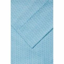 Big Sleep Daisy Printed Microfibre Sheet Set Single Bed Blue Single