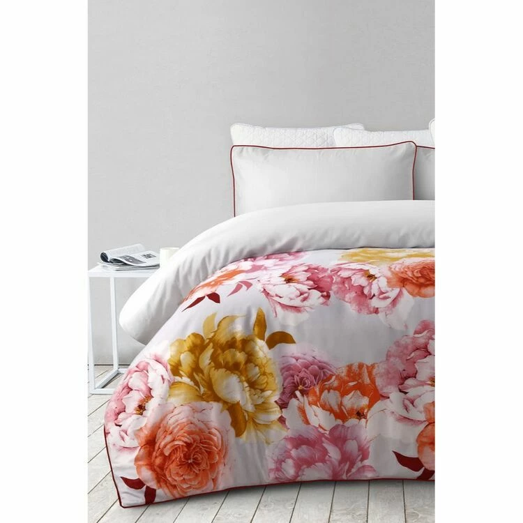 Shaynna Blaze Como Flower 300 Thread Count Cotton Quilt Cover Set King Bed King 3 Shaynna Blaze Como Flower 300 Thread Count Cotton Quilt Cover Set King Bed King