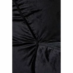 Soren Faux Velvet Backrest Cushion Black