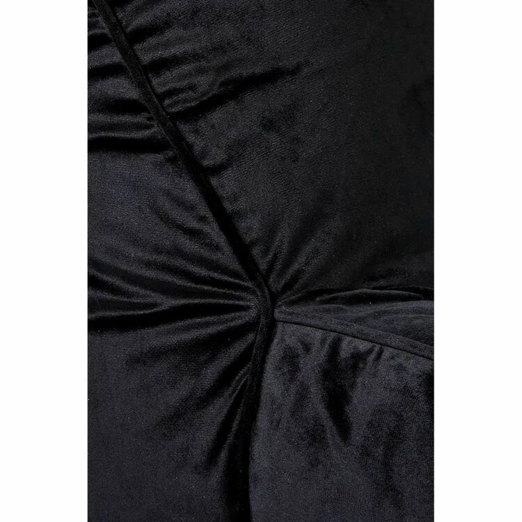 Soren Faux Velvet Backrest Cushion Black 3 Soren Faux Velvet Backrest Cushion Black