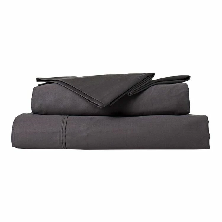 Phase 2 1500 Thread Count Egyptian Cotton Sheet Set Queen Bed Charcoal Queen 4 Phase 2 1500 Thread Count Egyptian Cotton Sheet Set Queen Bed Charcoal Queen - Image 2