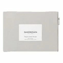 Sheridan 300 Thread Count Organic Cotton Sateen Sheet Set Queen Bed Dove Queen 11 Sheridan 300 Thread Count Organic Cotton Sateen Sheet Set Queen Bed Dove Queen -Bed Linen Sales Store 610892 C 0030 50 3