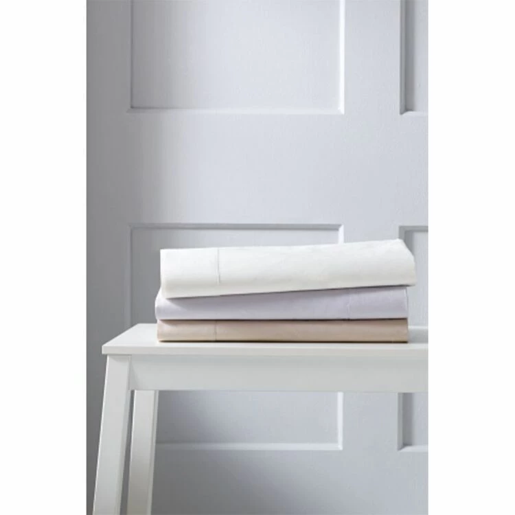 Sheridan 300 Thread Count Organic Cotton Sateen Sheet Set Queen Bed Dove Queen 5 Sheridan 300 Thread Count Organic Cotton Sateen Sheet Set Queen Bed Dove Queen - Image 3