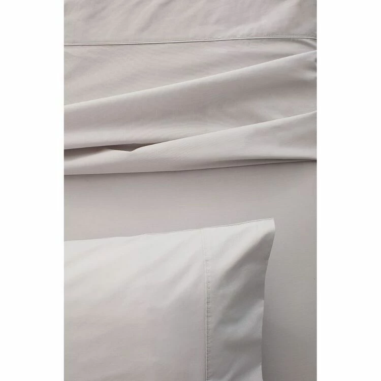 Sheridan 300 Thread Count Organic Cotton Sateen Sheet Set King Bed Dove King 7 Sheridan 300 Thread Count Organic Cotton Sateen Sheet Set King Bed Dove King - Image 5