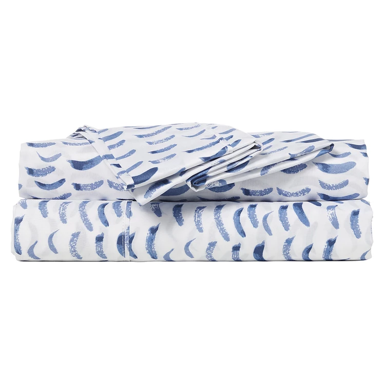 Happy Kids Brushstroke Printed Microfibre Sheet Set Single Bed Single 5 Happy Kids Brushstroke Printed Microfibre Sheet Set Single Bed Single - Image 3