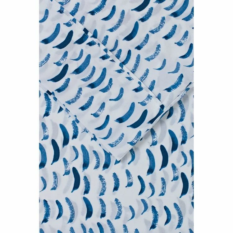 Happy Kids Brushstroke Printed Microfibre Sheet Set Single Bed Single 3 Happy Kids Brushstroke Printed Microfibre Sheet Set Single Bed Single