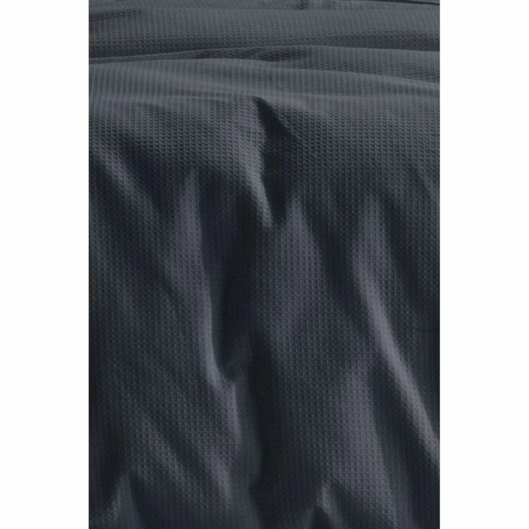 Gainsborough Capri Waffle Quilt Cover Set Queen Bed Charcoal 3 Gainsborough Capri Waffle Quilt Cover Set Queen Bed Charcoal