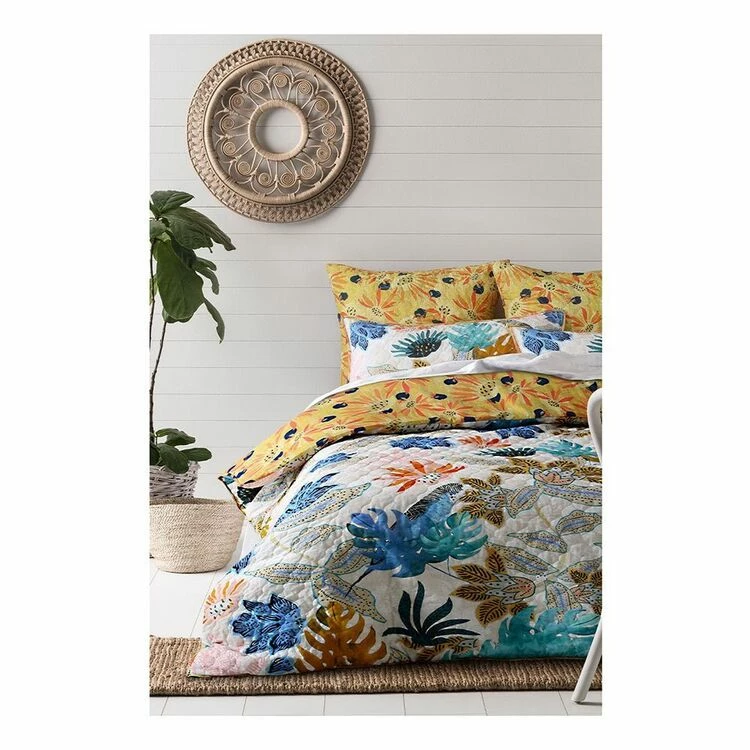 Dri Glo Aria Quilted Quilt Cover Set Double Bed Double 6 Dri Glo Aria Quilted Quilt Cover Set Double Bed Double - Image 4