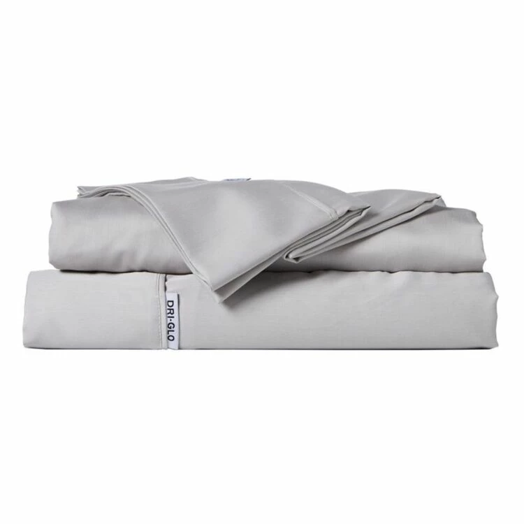 Dri Glo Bamboo Cotton Sheet Set Double Bed Silver Double 4 Dri Glo Bamboo Cotton Sheet Set Double Bed Silver Double - Image 2