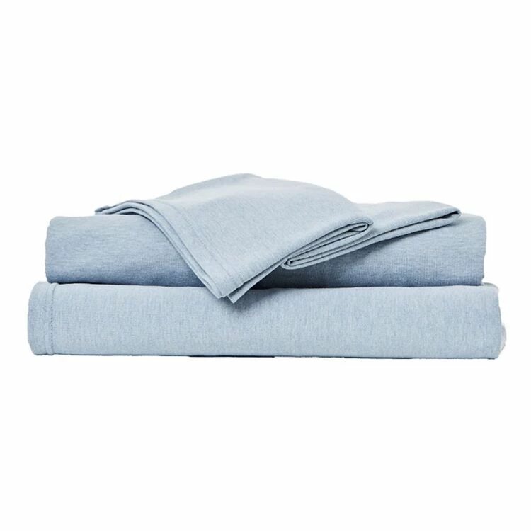 Dri Glo Jersey Sheet Set King Bed Denim King 4 Dri Glo Jersey Sheet Set King Bed Denim King - Image 2