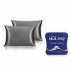 Ramesses Silk Pillowcase Twin Pack 50x75cm Charcoal Standard -Bed Linen Sales Store 613847 C 0010 00