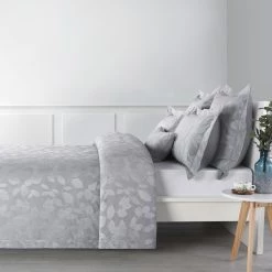 Elysian Leona Cotton Jacquard Quilt Cover Set Queen Bed Queen