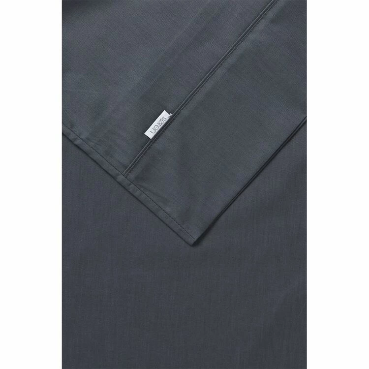 Soren 225TC Cotton Rich Sheet Set King Single Bed Charcoal King Single 3 Soren 225TC Cotton Rich Sheet Set King Single Bed Charcoal King Single