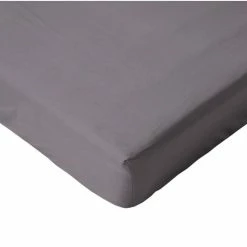 Elysian 500 Thread Count Egyptian Cotton Fitted Sheet Single Bed Charcoal Single -Bed Linen Sales Store 615741 C 0010 00