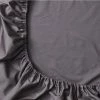 Elysian 500 Thread Count Egyptian Cotton Fitted Sheet Double Bed Charcoal Double -Bed Linen Sales Store 615745 C 0010 00 2