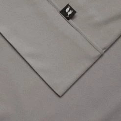 Polo Plain Dyed Micro Flannel Sheet Set Single Bed Charcoal Single