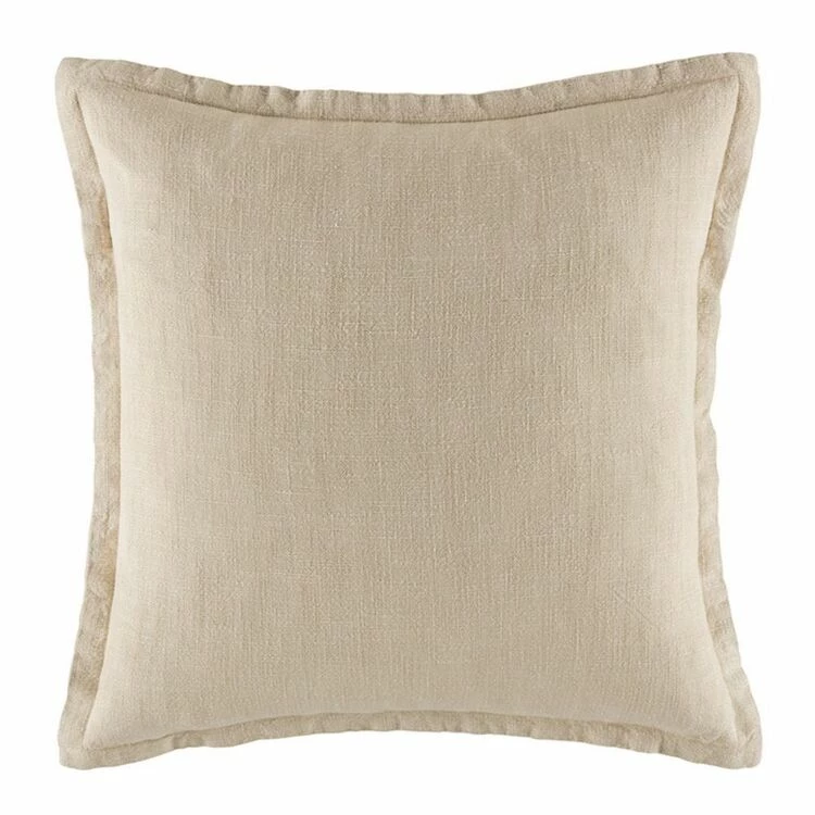 Kas Barclay 50x50cm Cotton Slub Cushion Medium Beige 50 X 50 Cm 3 Kas Barclay 50x50cm Cotton Slub Cushion Medium Beige 50 X 50 Cm
