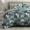 Polo Chevron Cotton Percale Quilt Cover Set Queen Bed Multicoloured Queen -Bed Linen Sales Store 618362 C 0964 34