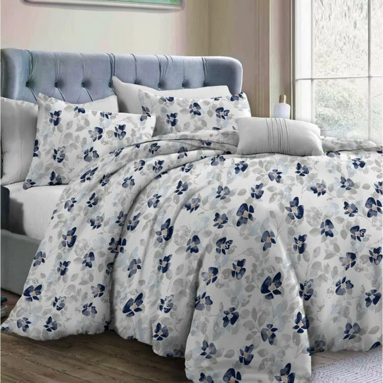 Polo Kyoto Cotton Percale Quilt Cover Set Queen Bed Multicoloured Queen 3 Polo Kyoto Cotton Percale Quilt Cover Set Queen Bed Multicoloured Queen