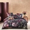 Linen House Fleur Cotton Quilt Cover Set King Bed Navy King -Bed Linen Sales Store 618819 C 0410 00