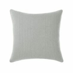 Linen House Osmond Jersey European Pillowcase 65x65cm Smoke European