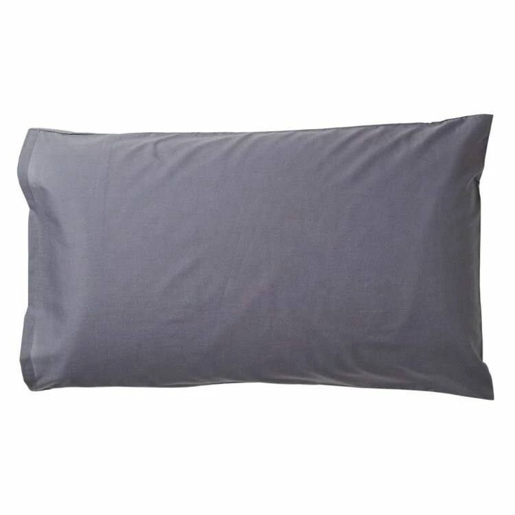 Accessorize Polycotton King 2 Pack Pillowcase Charcoal Standard 3 Accessorize Polycotton King 2 Pack Pillowcase Charcoal Standard