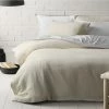 Dri Glo Cottesloe Quilt Cover Set Queen Bed White Queen