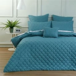 Phase 2 Callista Embossed 6 Piece Comforter Set Queen/King Bed Queen