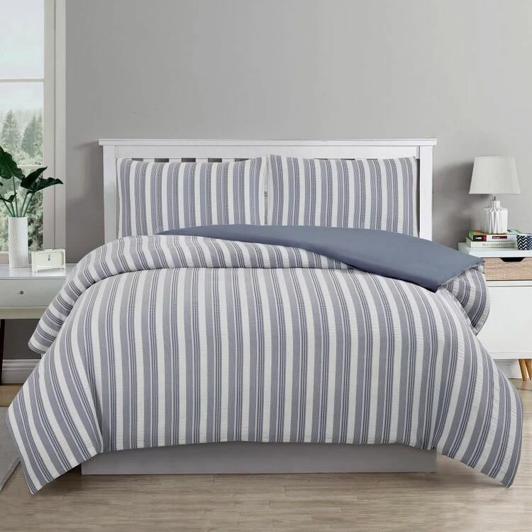 Ardor Cove Quilt Cover Set Queen Bed Chambray Queen 3 Ardor Cove Quilt Cover Set Queen Bed Chambray Queen