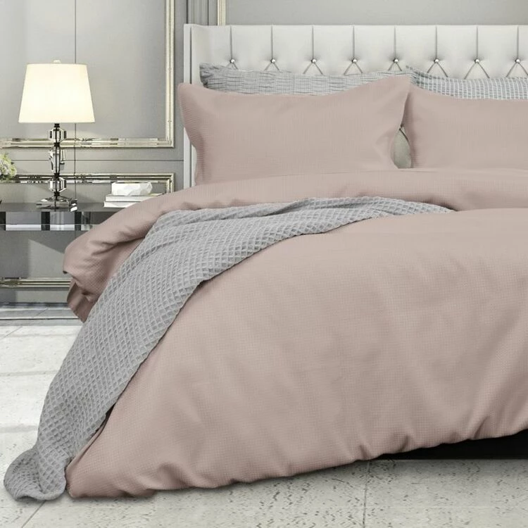 Ardor Florence Waffle Quilt Cover Set Queen Bed Queen 3 Ardor Florence Waffle Quilt Cover Set Queen Bed Queen