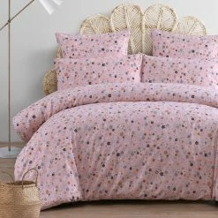 Chyka Home Happiness Textured Cotton European Pillowcase Pair 65x65cm European