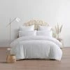 Chyka Home Moonah Cotton Jacquard Quilt Cover Set Queen Bed Queen
