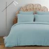 Chyka Home Cordon French Linen Quilt Cover Set King Bed King