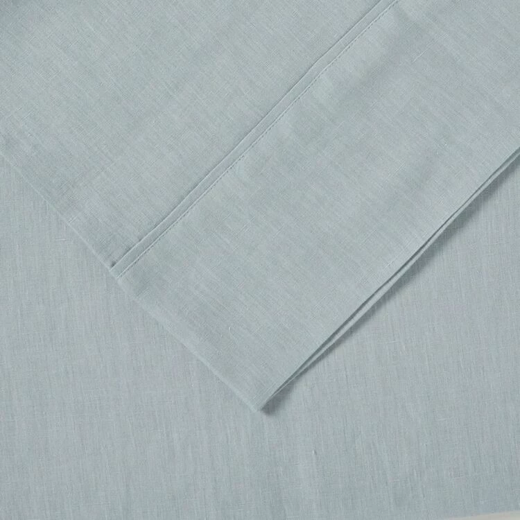 Chyka Home Cordon French Linen Combo Sheet Set Queen Bed Blue Queen 3 Chyka Home Cordon French Linen Combo Sheet Set Queen Bed Blue Queen