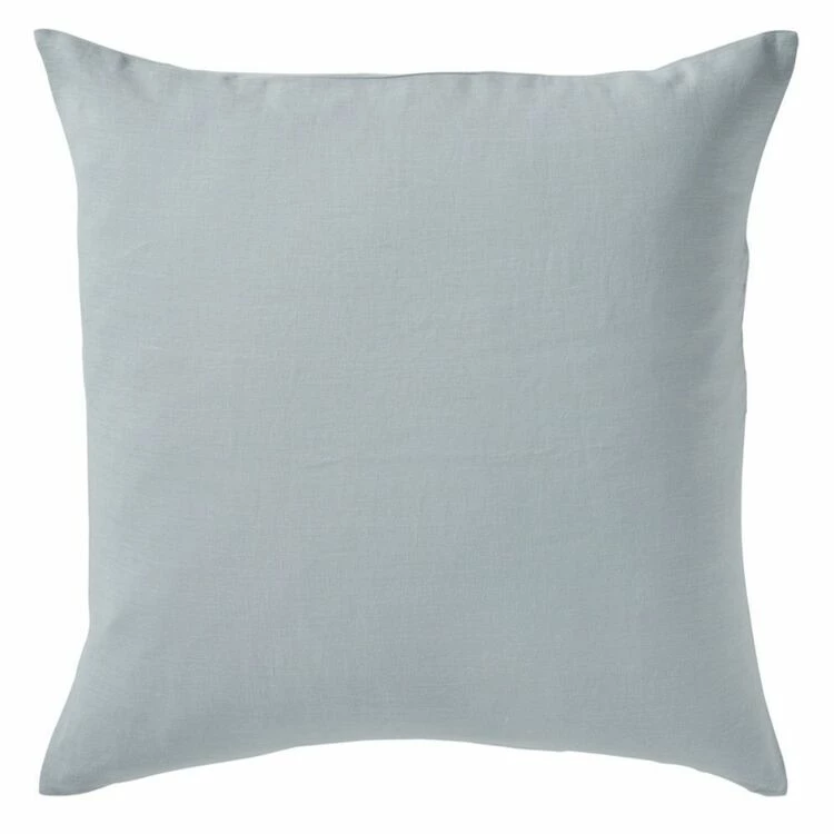 Chyka Home Cordon French Linen European Pillowcase Pair 65x65cm Blue European 4 Chyka Home Cordon French Linen European Pillowcase Pair 65x65cm Blue European - Image 2