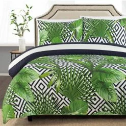 Jane Lamerton Home Calpso 300 Thread Count Cotton Sateen Quilt Cover Set Queen Bed