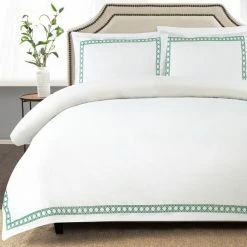 Jane Lamerton Home Jane Lamerton Moana 300 Thread Count Embroidered Quilt Cover Set King Bed King