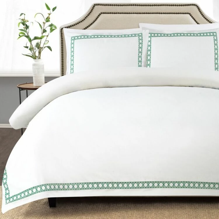 Jane Lamerton Home Jane Lamerton Moana 300 Thread Count Embroidered Quilt Cover Set Super King Bed Super King 3 Jane Lamerton Home Jane Lamerton Moana 300 Thread Count Embroidered Quilt Cover Set Super King Bed Super King