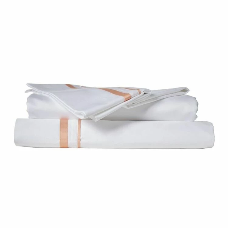 Jayson Brunsdon Homewares Jayson Brunsdon Avenue 800TC Cotton Sheet Set King Bed Pink King 4 Jayson Brunsdon Homewares Jayson Brunsdon Avenue 800TC Cotton Sheet Set King Bed Pink King - Image 2